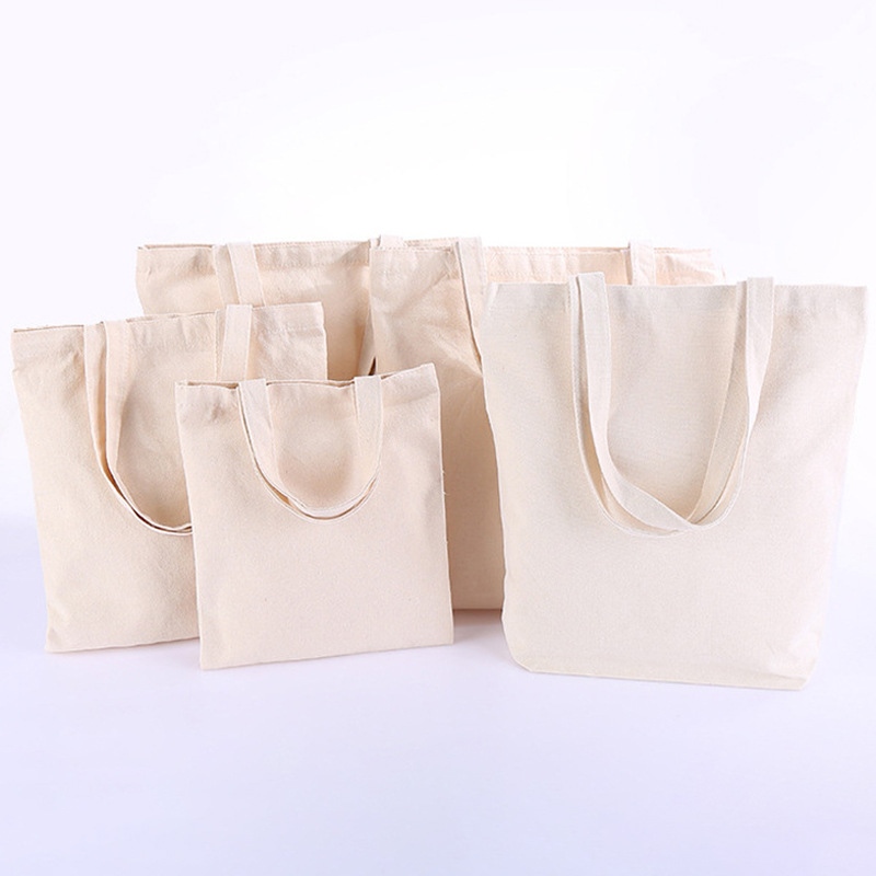 Beg Tote Kanvas Tersuai Kosong