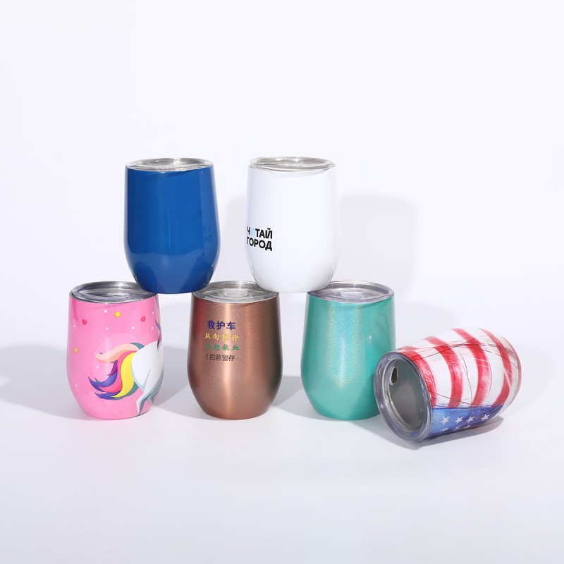 Tumbler Wain Bertebat Cetakan Penuh 3D Bungkus Tersuai