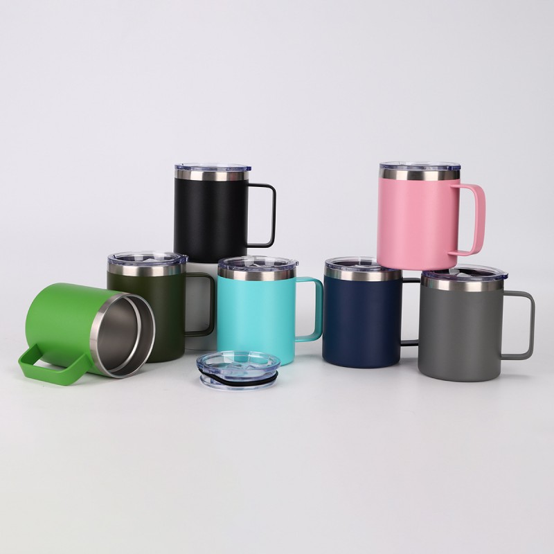 Mug Pemegang Bertebat Logo Keluli Tahan Karat Tersuai