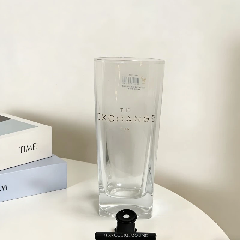 Square Highball Borosilicate Glass Tumblers