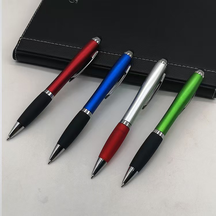 2-in-1 Plastic Stylus Ballpoint Pen
