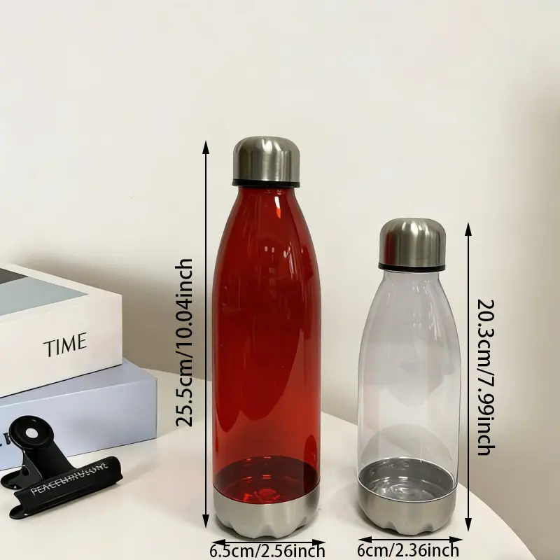 Botol Air Mudah Alih Plastik satu lapisan