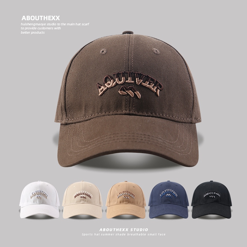 Topi Besbol Kapas Boleh Laras Bersulam Uniseks 3D